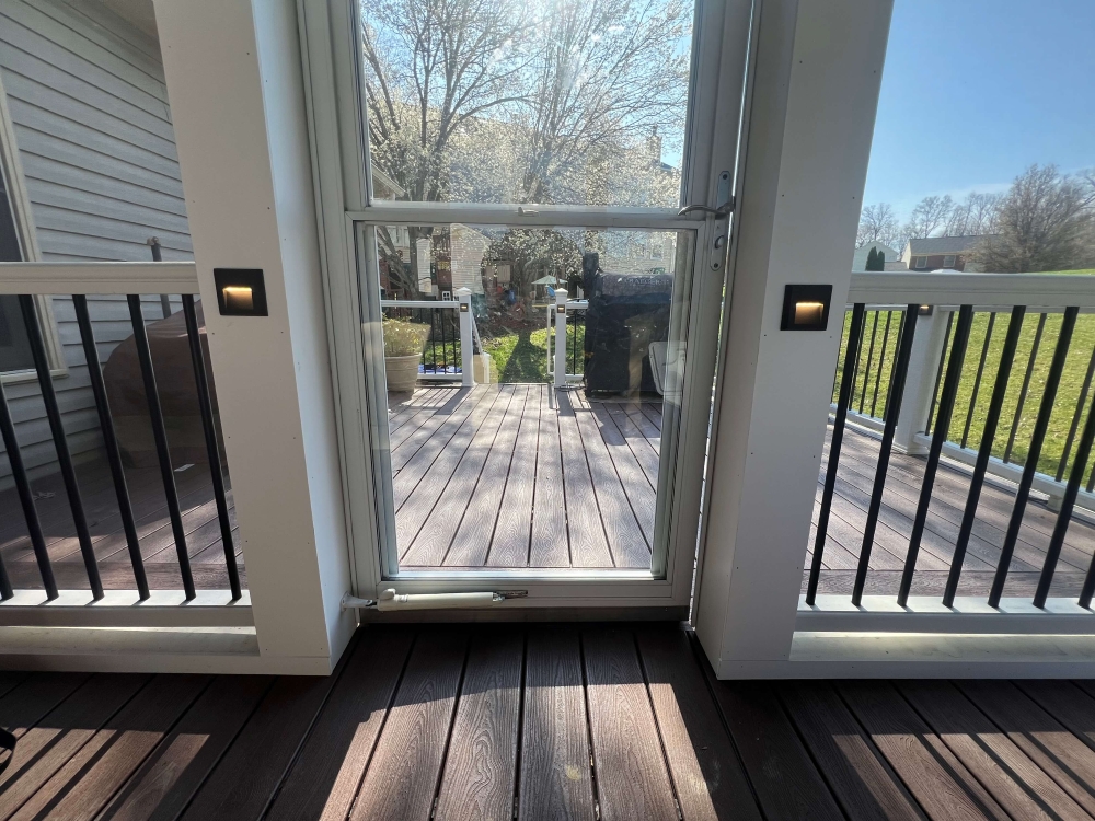Porch restoring outdoor lighting montclair va residential electrician