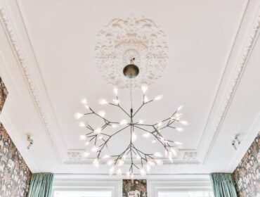 high ceiling chandelier installation residential electrician